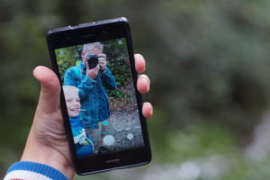 Foto op de foto