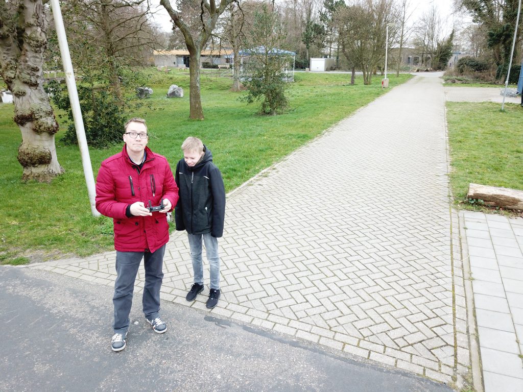 Eerste foto gemaakt met de drone